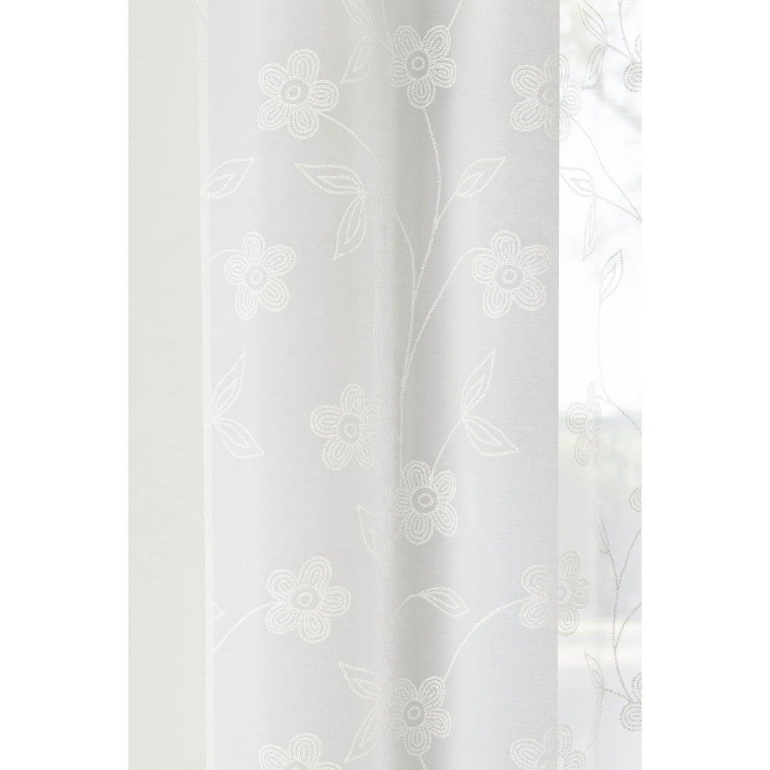 Sienna Ready Made Voile Panel 140cm / 55in Wide (DHD)