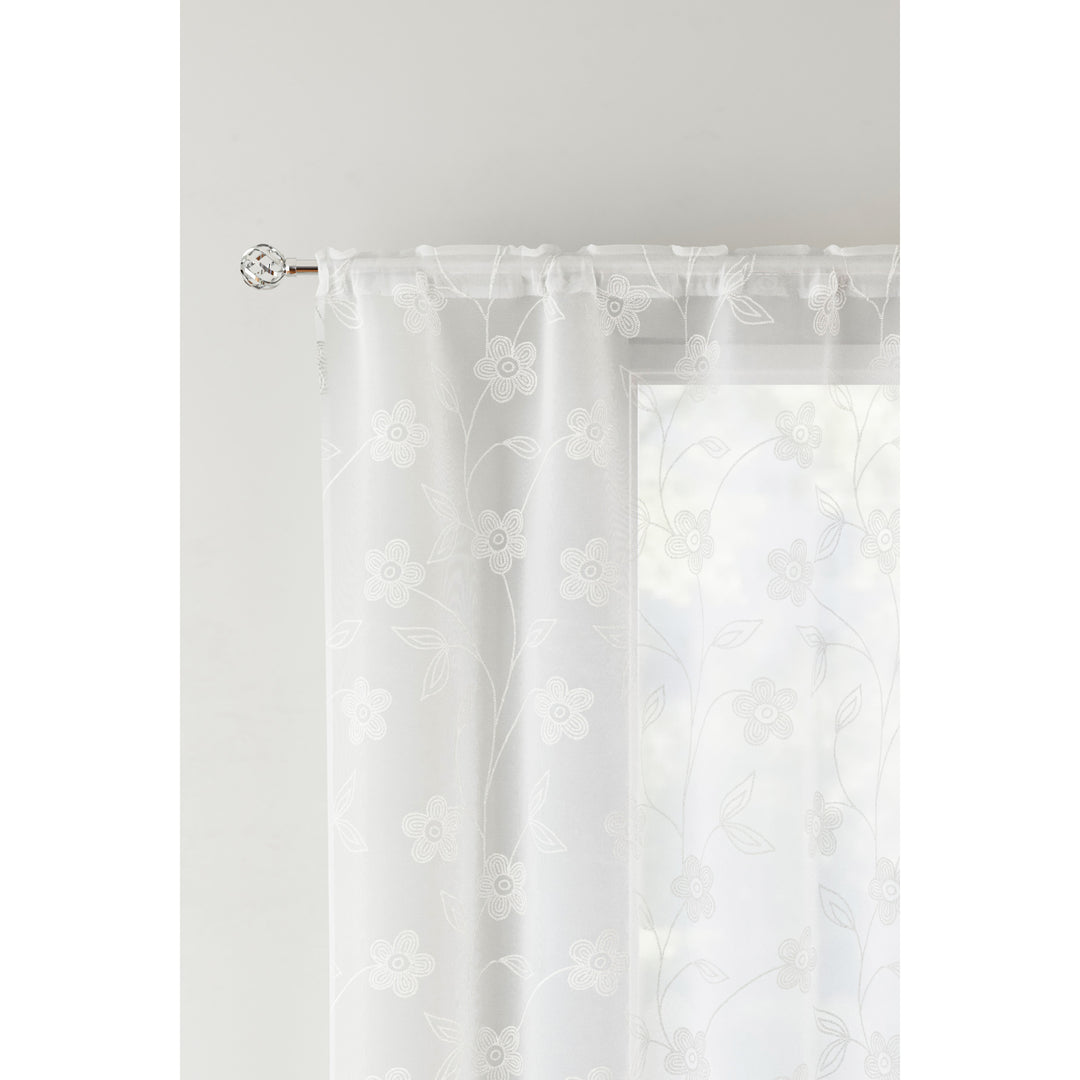 Sienna Ready Made Voile Panel 140cm / 55in Wide (DHD)