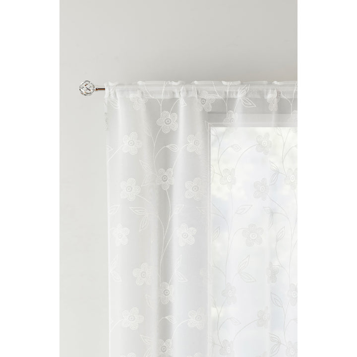 Sienna Ready Made Voile Panel 140cm / 55in Wide (DHD)