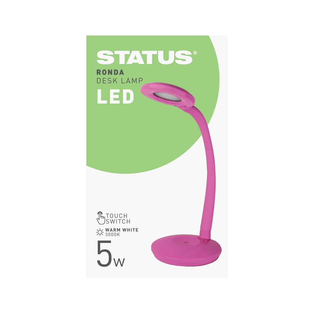 Ronda LED Desk Lamp Pink