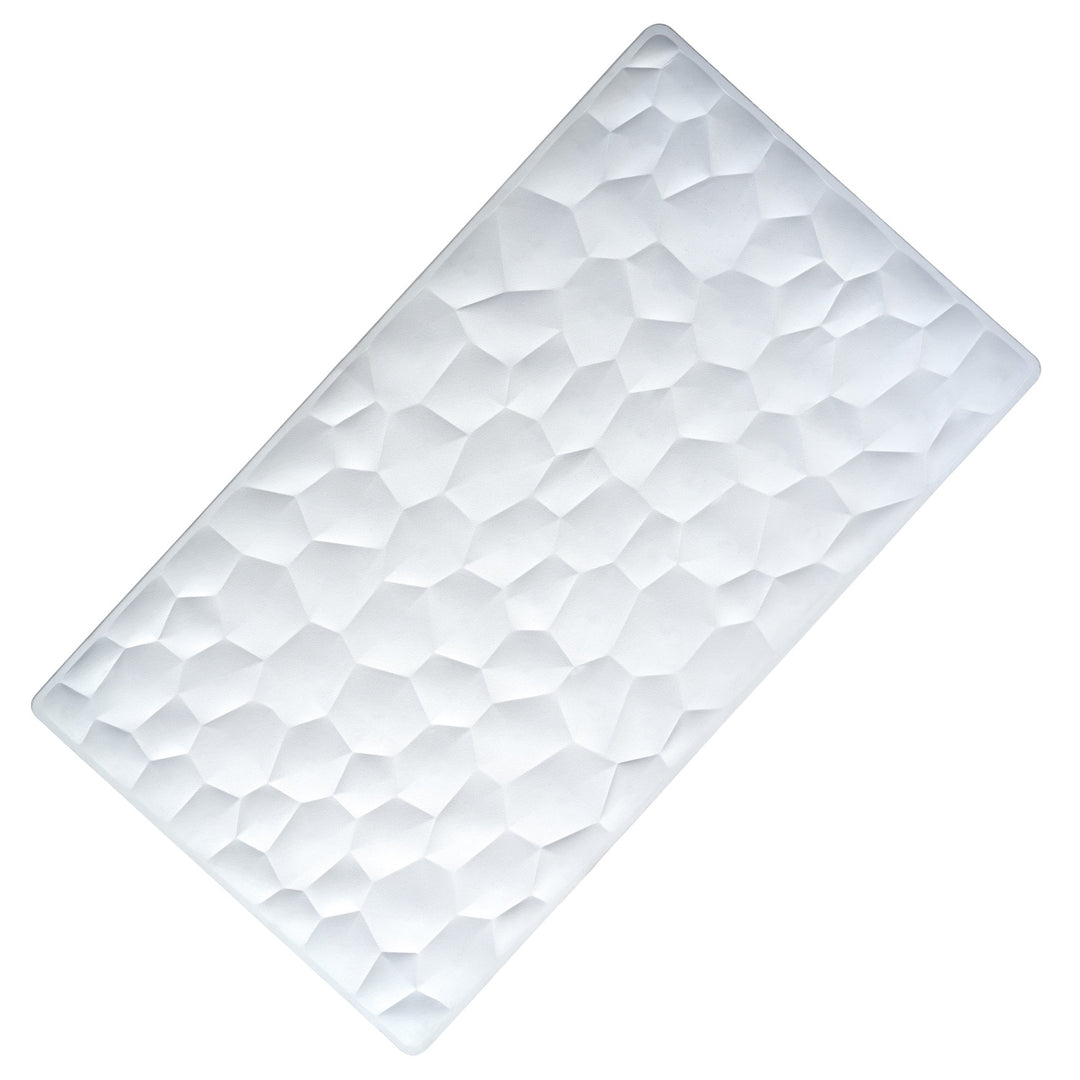 Stone Anti-Bacterial Bath Mat White