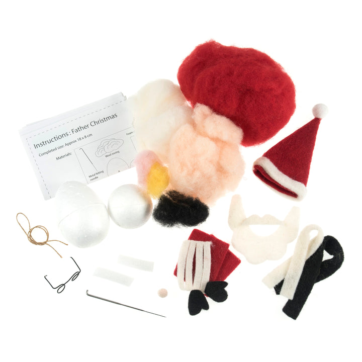 Needle Felting Kit: Christmas: Santa