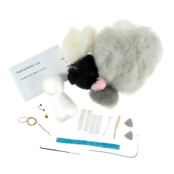 Needle Felting Kit: Cat