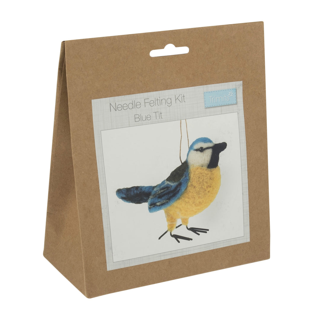 Needle Felting Kit: Blue Tit