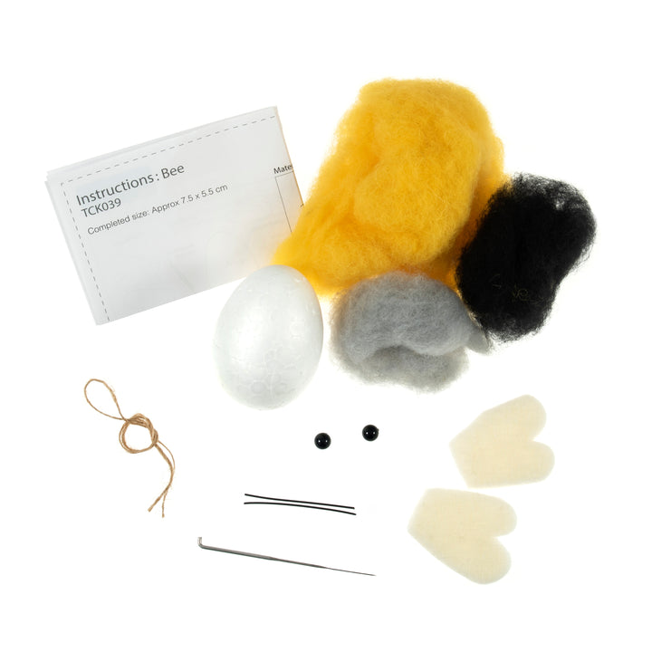 Needle Felting Kit: Bee