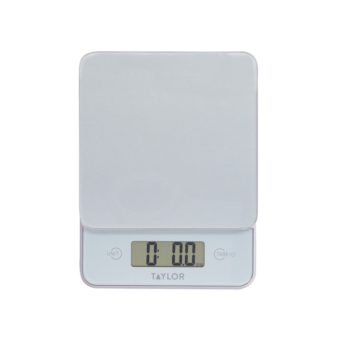 Taylor Digital Slim Kitchen Scale, 5kg / 5000ml, Pewter Glass