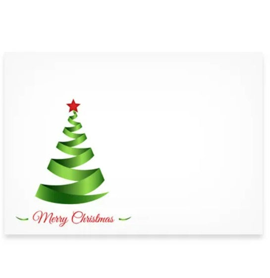 Gift Card Envelopes C6 09ENVX - Ribbon Tree White 120gsm