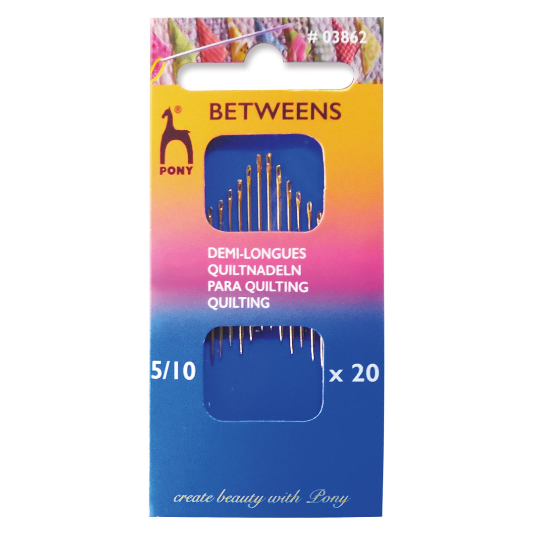 Hand Sewing Needles: Betweens: Gold Eye: Size 5-10