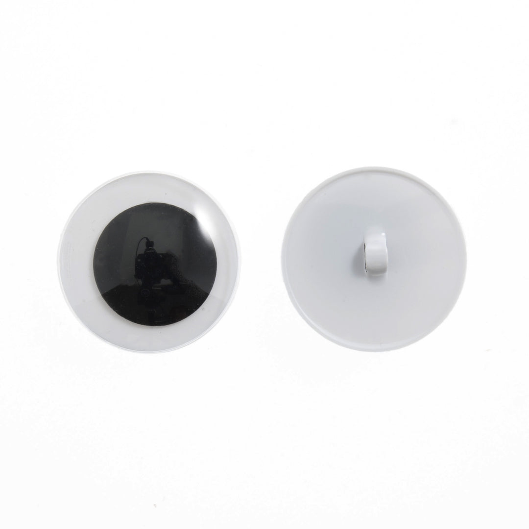 Toy Eyes: Googly: Sew-On: 20mm: Black: 4 Pieces