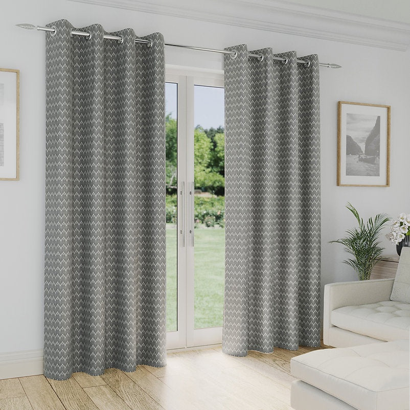 Aspen Ready Made Room Darkening Eyelet Curtains (Instore)