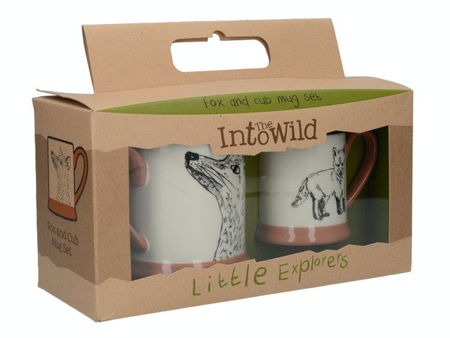 Creative Tops Into The Wild Little Explorer Fox Set Of 2 Mugs