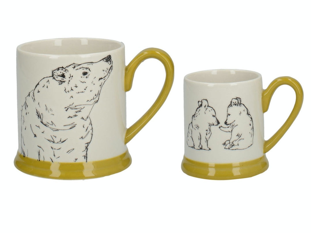 Creative Tops Into The Wild Little Explorer Bear Set Of 2 Mugs