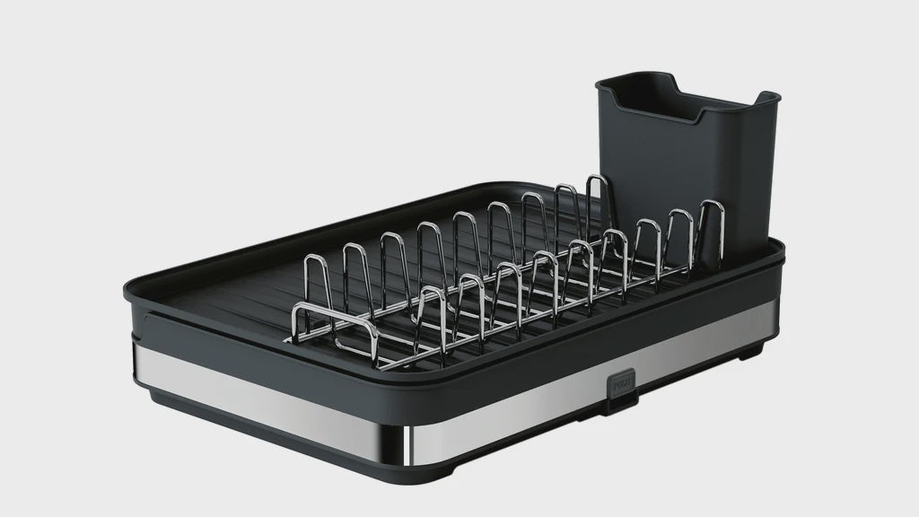 Expanding Dish Rack Black