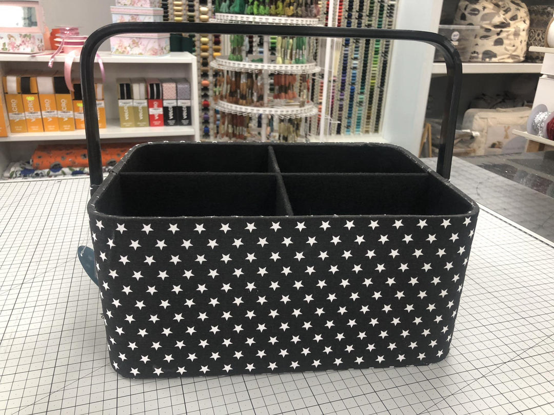 Hobby Gift Craft Organiser Black with Stars