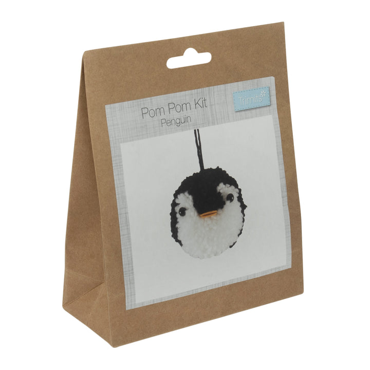 Pom Pom Decoration Kit: Christmas: Penguin