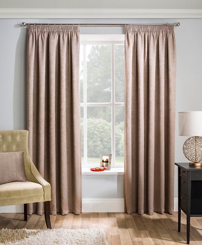 Matrix Ready Made Tape Top Blackout Curtains Lined (Instore)