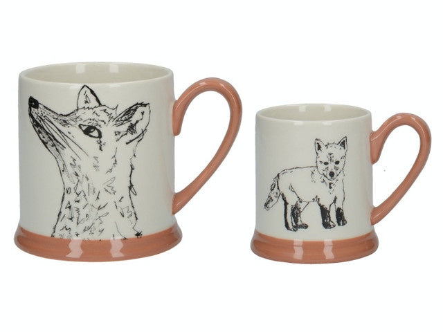 Creative Tops Into The Wild Little Explorer Fox Set Of 2 Mugs