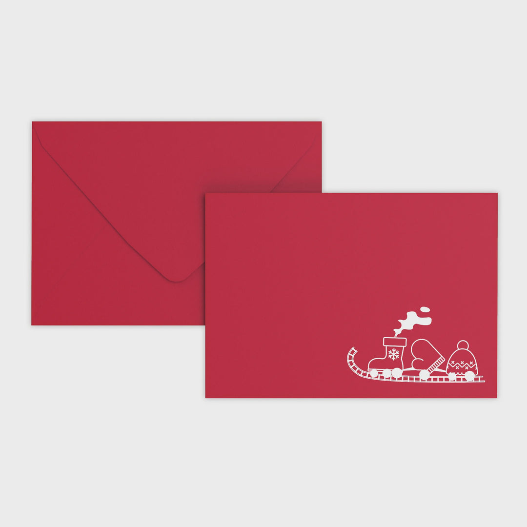 Gift Card Envelopes C6 07ENVX - Toy Train Red 120gsm