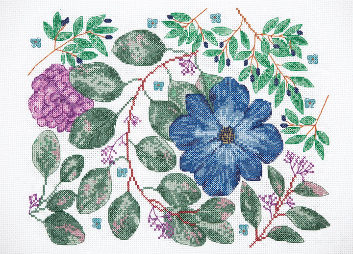 Anchor Dee Hardwicke Embroidery Kit : Clematis