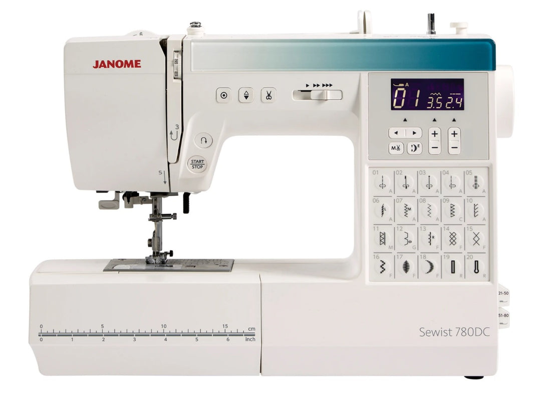 Janome Computerised Sewing Machine Sewist 780DC (DHD)