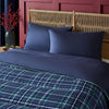 Night Lark Coverless 10.5 Tog Duvet With Pillowcase(s) Tartan Navy