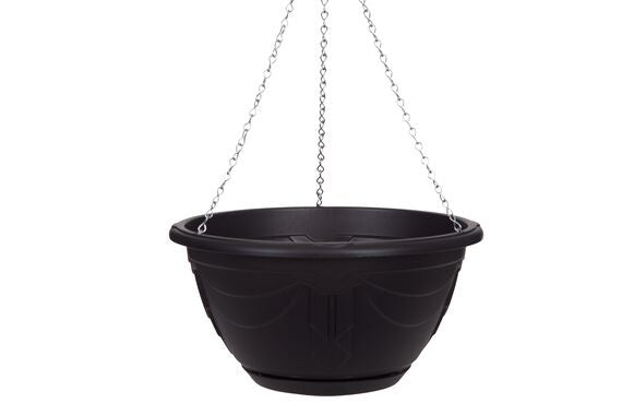 Venetian Hanging Basket 32cm - Black