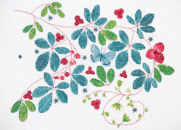 Anchor Dee Hardwicke Embroidery Kit : Glasshouse Vine