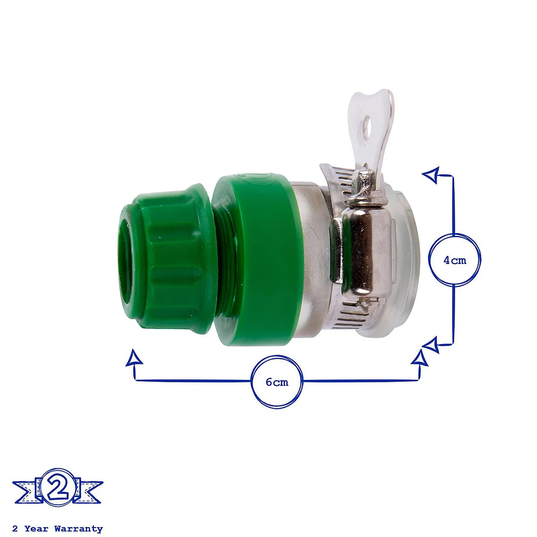 Green Blade Hose to Tap Connector - Standard - Green