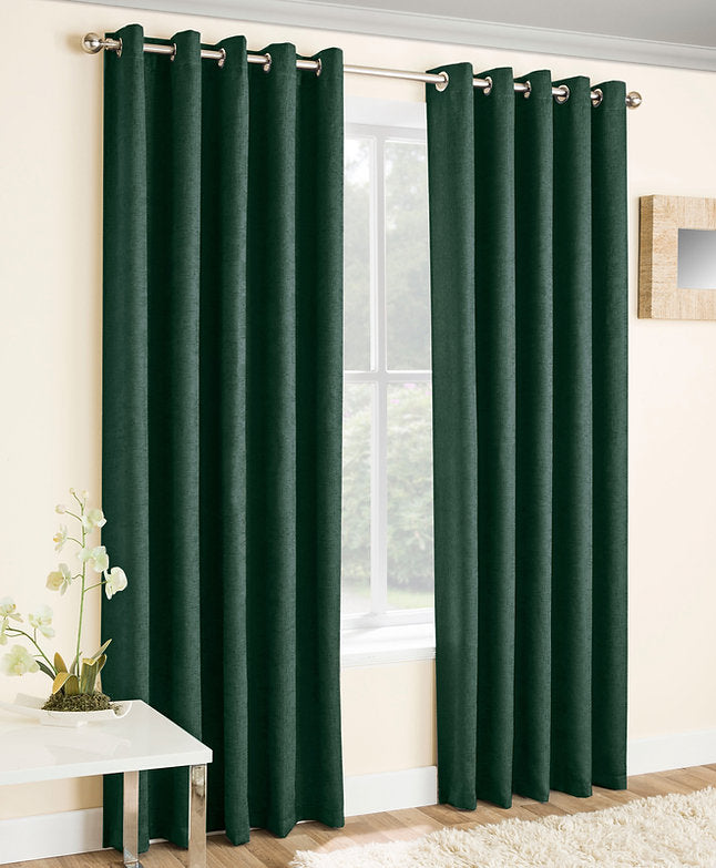 Vogue Ready Made Thermal Blackout Eyelet Curtains