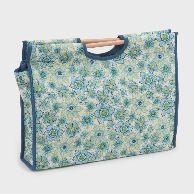 Craft Bag with Wooden Handles: Lydia