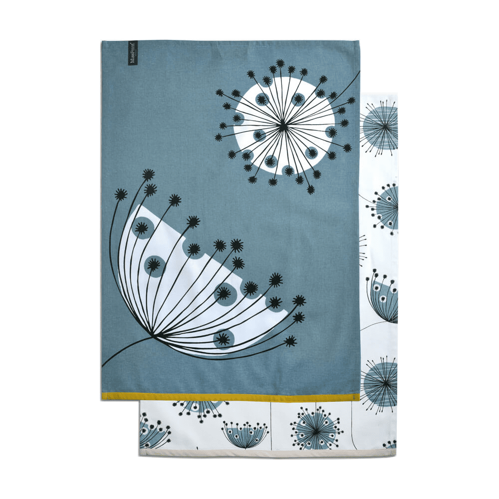 MissPrint Dandelion 2 Pack Tea Towels