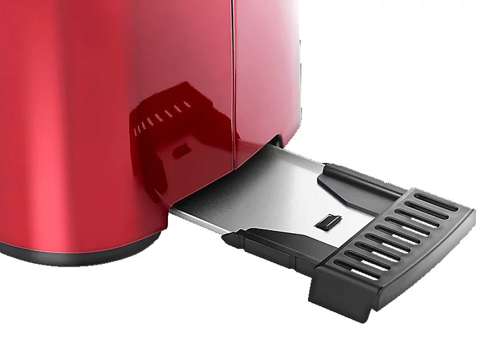 Morphy Richards Equip 2 SliceToaster 800W Red Stainless Steel 22066