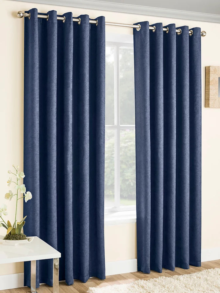 Vogue Ready Made Thermal Blackout Eyelet Curtains