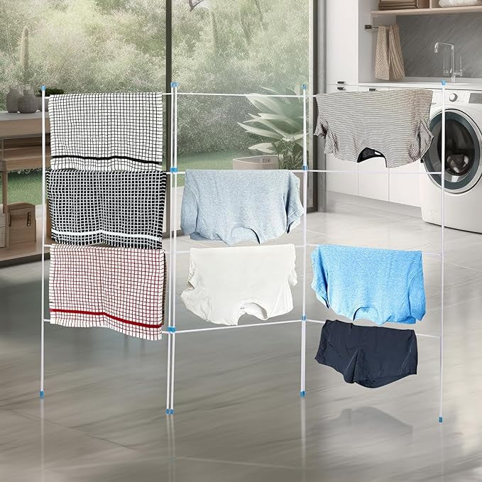 Prima Laundry 3 Fold Dryer Airer White, 6 Metres