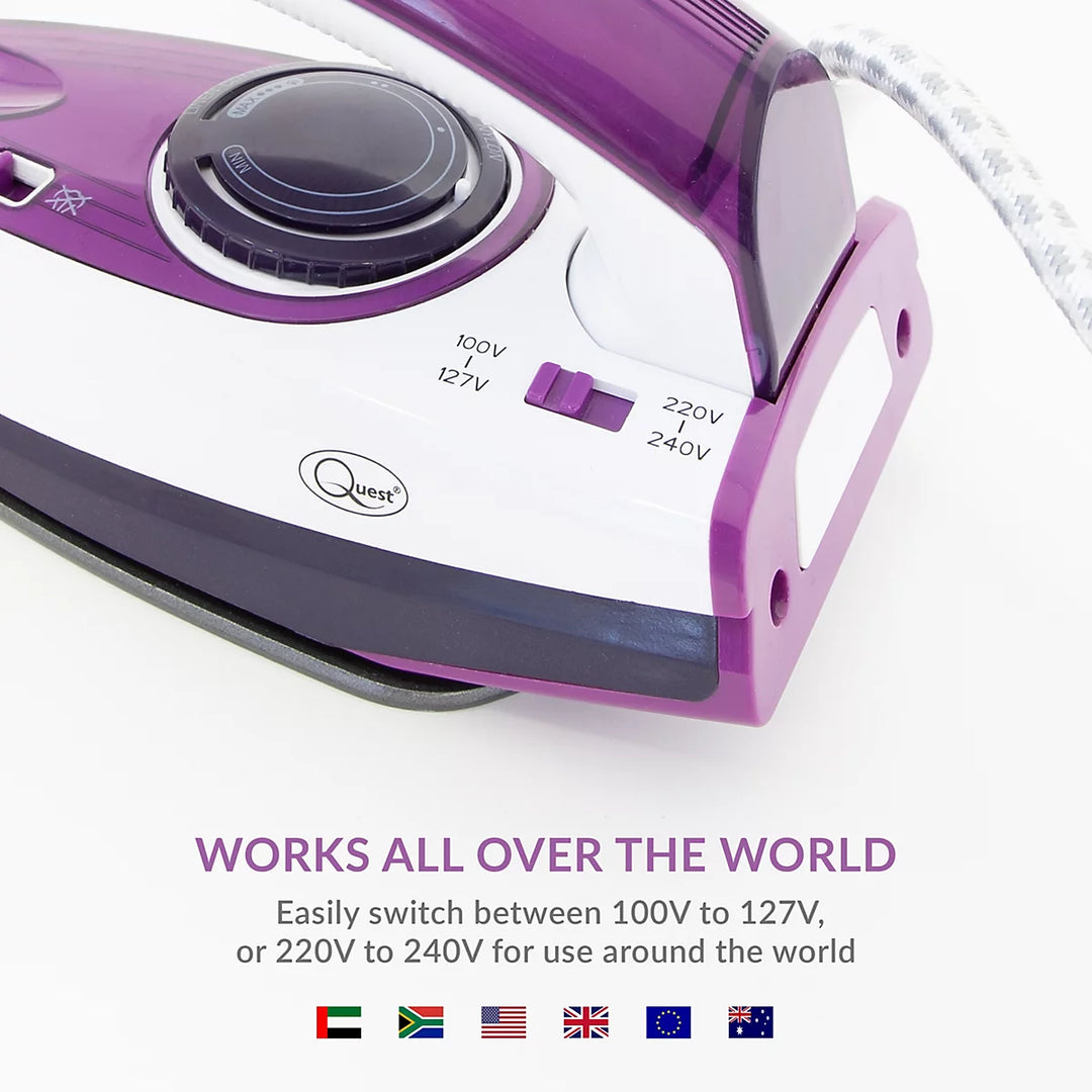 Quest Travel Steam Iron 34030