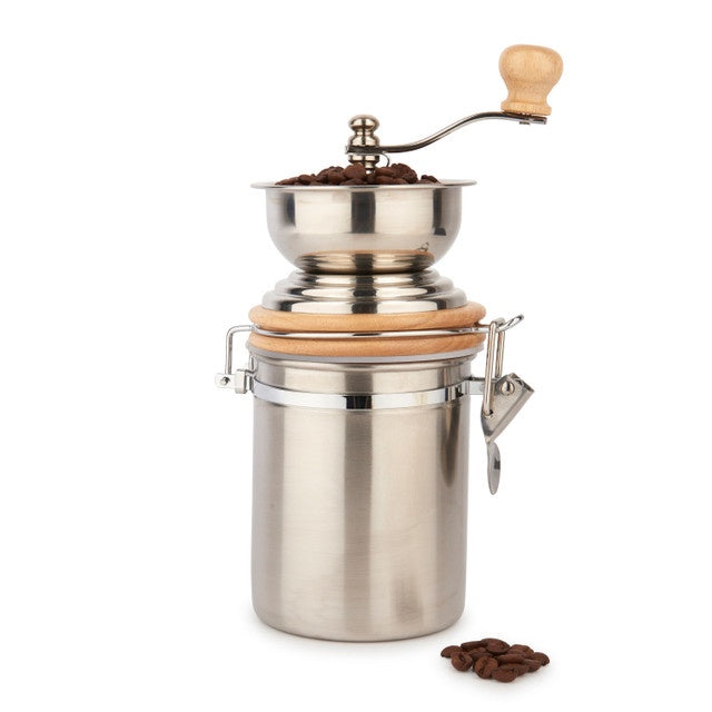 La Cafetière Manual Coffee Grinder, Stainless Steel