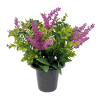 25Cm Pink Lanvender Foliage Grave Flower Pot