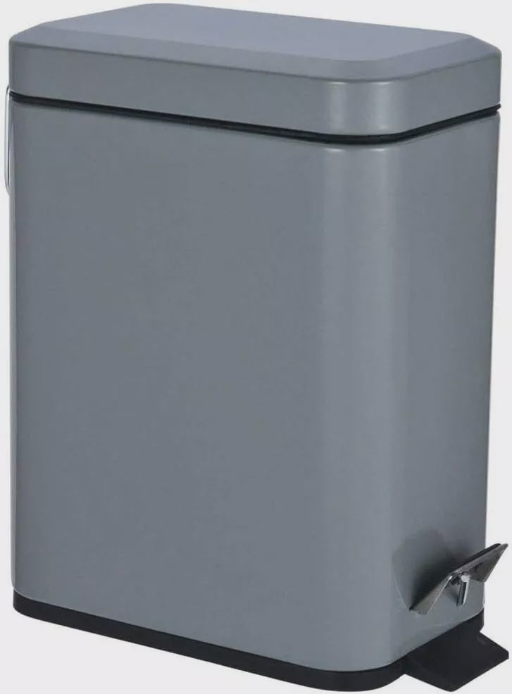 Axus Rectangular 5L Pedal Bin Slate