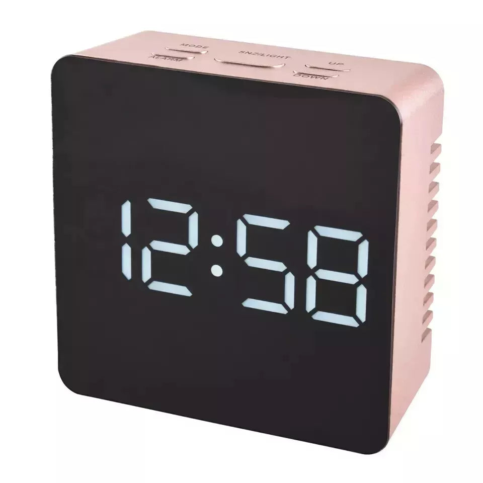 Acctim Lexington LED Display Alarm Clock Rose 15830