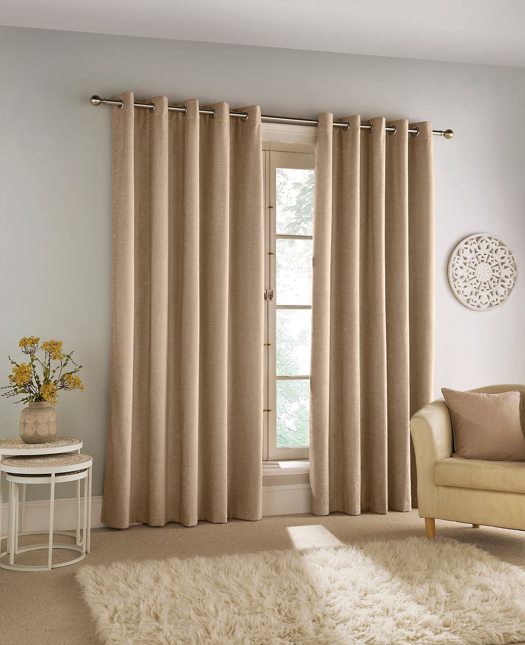 Savoy Ready Made Curtains Blackout Eyelet