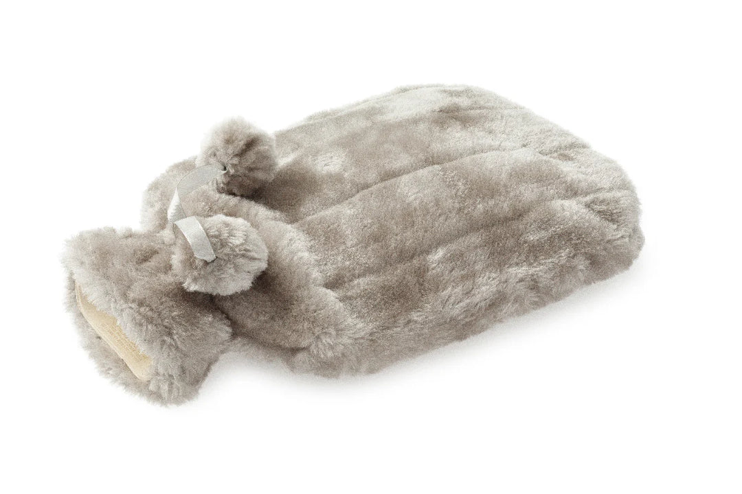 2L Hot Water Bottle + Fur Cover