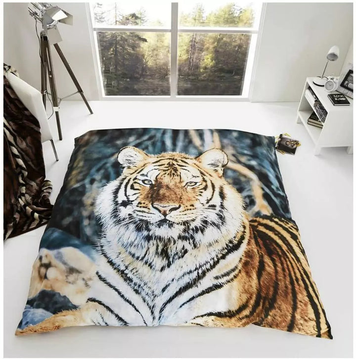 3D Animal Print Fur Blanket Throw 150cm x 200cm