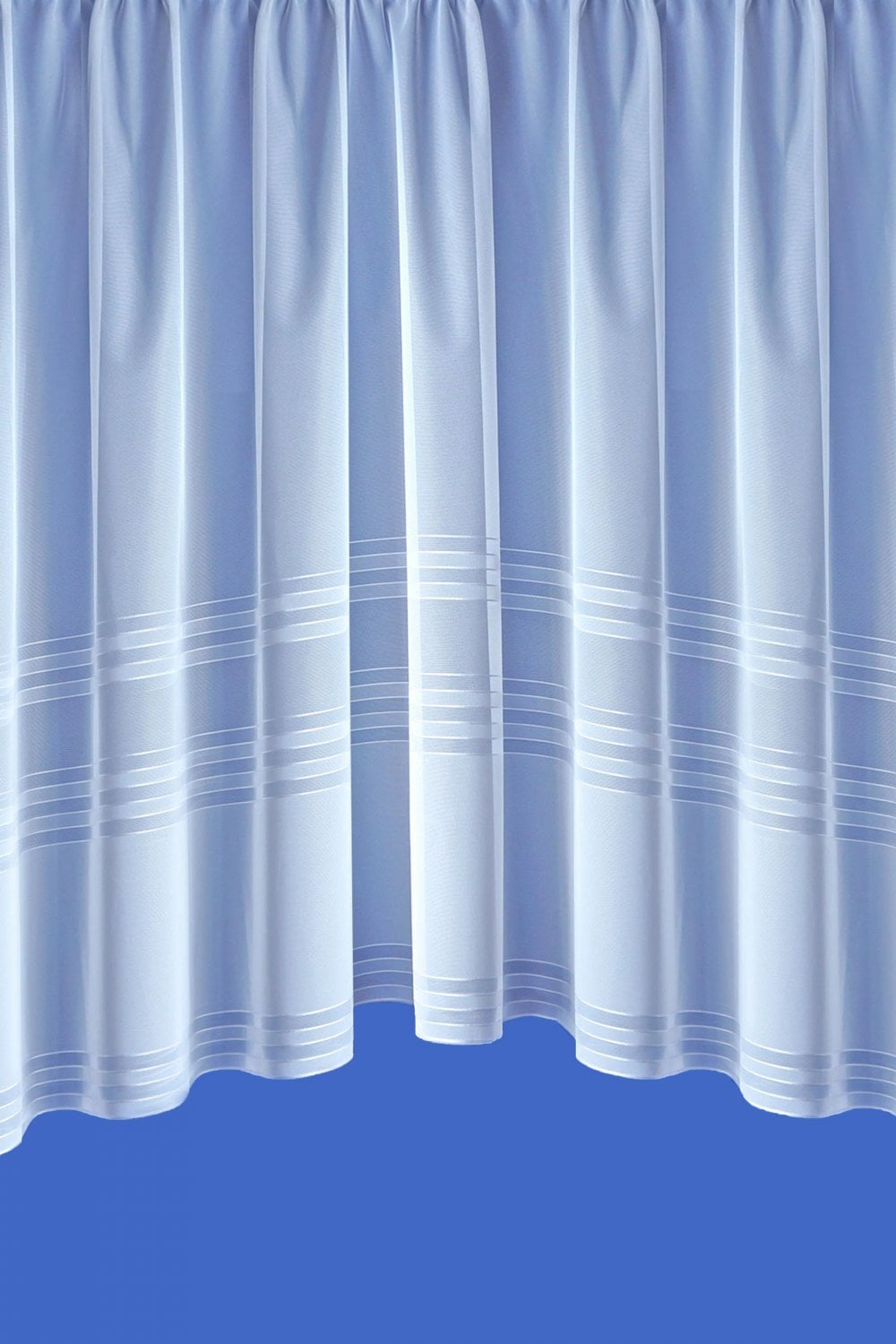 Hudson Jardiniere Ready Made Net Curtain White