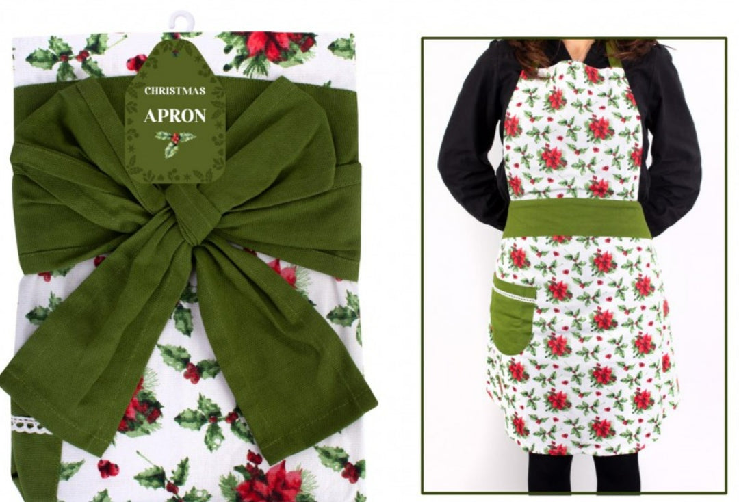 Xmas Holly Apron